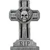 Spirit Halloween 3 Ft Spooky Cross Tombstone