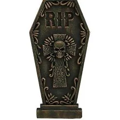 Spirit Halloween 2 Ft RIP Skull Tombstone