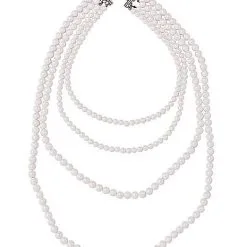 Spirit Halloween Faux Pearl Mermaid Necklace