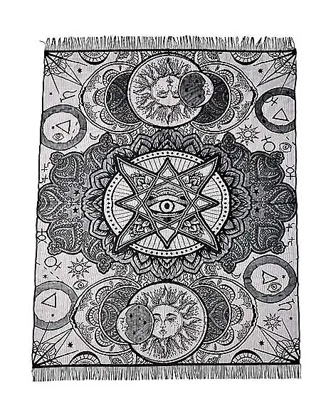 Spirit Halloween 7 Ft Tarot Celestial Tablecloth