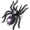 Spirit Halloween Purple Gem Spider Ring