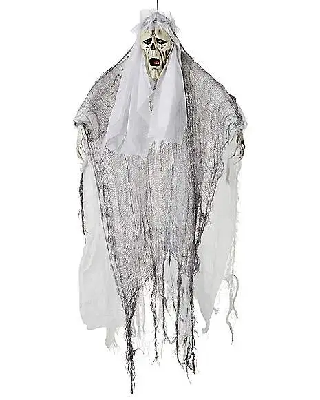 Spirit Halloween 36 Inch Light-Up Hanging White Reaper Decoration - Image 2