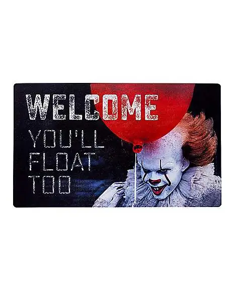 Spirit Halloween Pennywise Doormat - It
