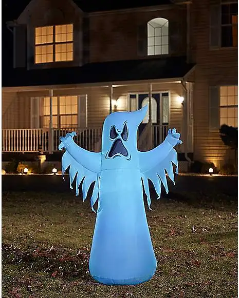 Spirit Halloween 4 Ft LED Ghost Inflatable Decoration