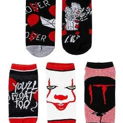 Spirit Halloween It Ankle Socks - 5 Pair