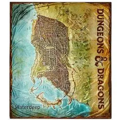 Spirit Halloween Dungeons & Dragons Fleece Blanket