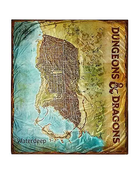 Spirit Halloween Dungeons & Dragons Fleece Blanket