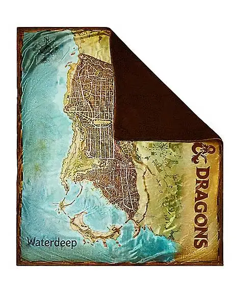 Spirit Halloween Dungeons & Dragons Fleece Blanket - Image 2