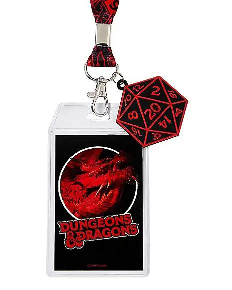 Spirit Halloween Dungeons & Dragons Lanyard