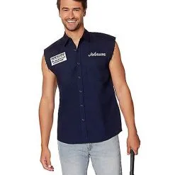 Spirit Halloween Adult Under The Hood Mechanic Vest