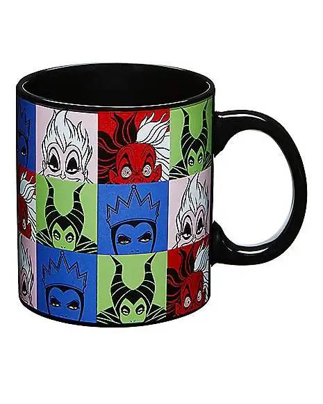 Spirit Halloween Faces Disney Villains Coffee Mug - 20 Oz.