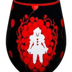 Spirit Halloween Pennywise Balloon Stemless Glass 20 Oz. - It Chapter Two