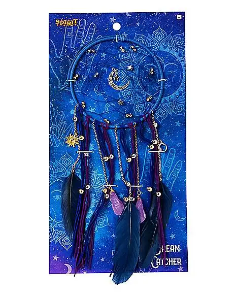 Spirit Halloween Blue And Purple Dream Catcher - Image 3
