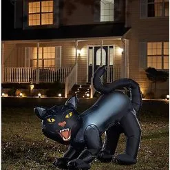 Spirit Halloween 4 Ft Light-Up Scary Cat Inflatable - Decorations