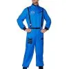 Spirit Halloween Adult Blue NASA Jumpsuit Costume