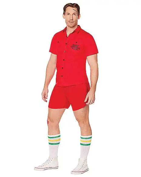 Spirit Halloween Adult Camp Crystal Lake Button Down Shirt - Friday The 13th - Image 3