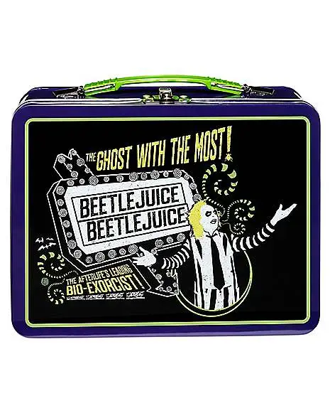 Spirit Halloween Beetlejuice Lunch Box