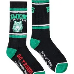 Spirit Halloween Go Tigers Crew Socks - Stranger Things