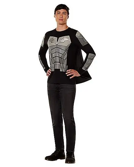 Spirit Halloween Caped Batman Long Sleeve T Shirt - Image 3