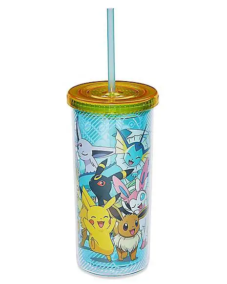 Spirit Halloween Pokemon Cup With Straw – 20 Oz.
