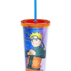 Spirit Halloween Naruto Pose Cup With Straw 20 Oz. - Naruto Shippudden