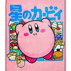 Spirit Halloween Kirby Food Fleece Blanket
